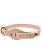 Collare in pelle vegana Pink Round Chic per cani