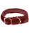 Collare in eco pelliccia con fibbie in metallo modello Plushie Burgundy per cani