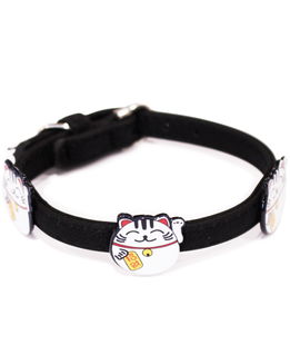 Collare per cani modello Maneki Black