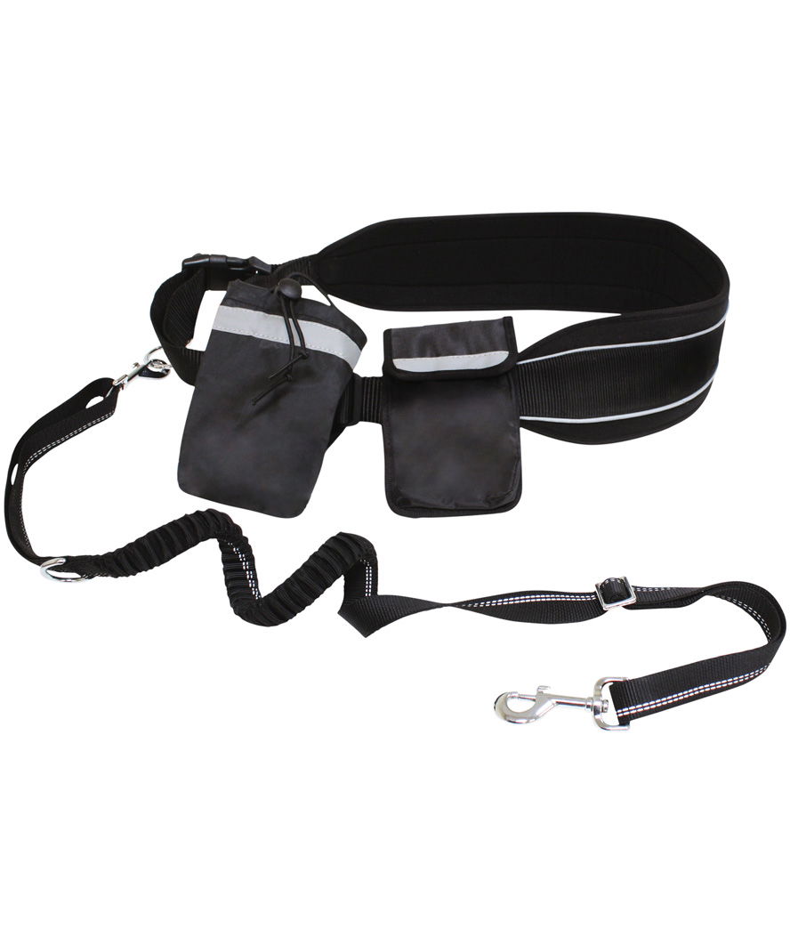 Set da Trekking Hiking Antishock con guinzaglio elastico per cani