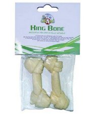Ossa King bone annodate bianche 12 confezioni da 2 ossa da 10-15 g ciascuna
