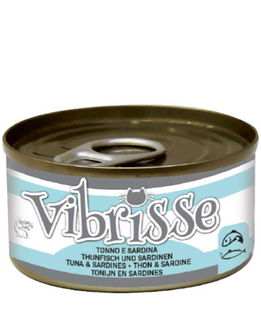 Vibrisse Cat tonno e sardine 24 lattine da 70 g cad.