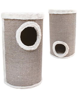 Tiragraffi modello Cat Tower grigio per gatti