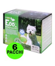 72 Pannolini igienici per cani Eco Dog Nappy M 32-44 cm - 6 pacchi da 12 pezzi cad.