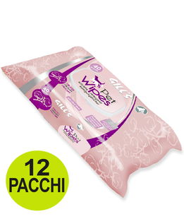 OFFERTA 12 Confezioni da 40 Salviette umidificate al talco