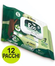 OFFERTA 12 Confezioni da 30 Salviette umidificate Eco al Te Verde e Clorexidina