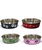 Set 6 ciotole in acciaio Roxy colori assortiti con antiscivolo per cani e gatti