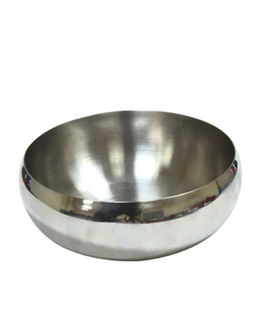 Set 3 ciotole in acciaio modello Curvy per cani e gatti