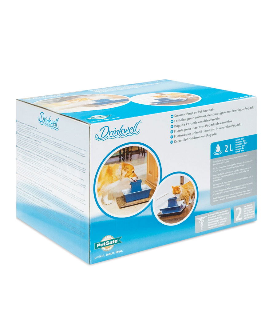 Fontana PetSafe in ceramica Drinkwell Pagoda per cani e gatti - foto 1
