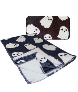 Coperta Halloween modello Fright ghost per cani e gatti