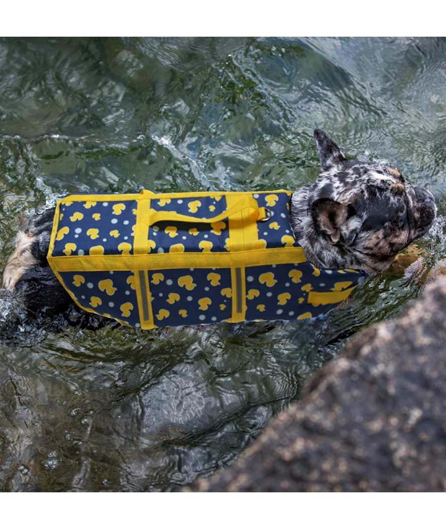 Salvagente modello Moby Duck colore fosforescente per cani  - foto 1