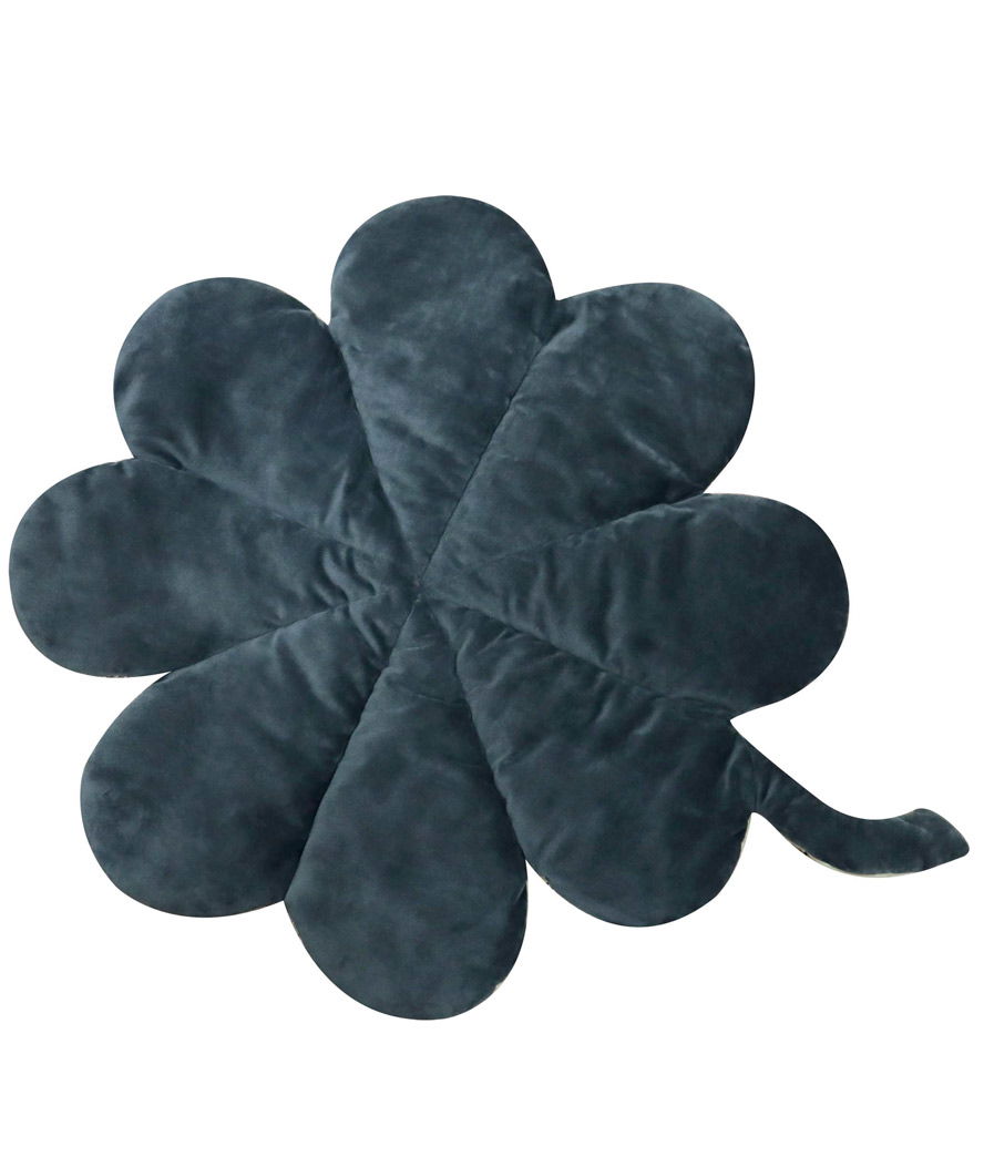 Cuscino tappetino Eco Clover double face in peluche e pile per cani e gatti 