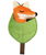 Gioco in peluche modello Sleepy Fox per cani