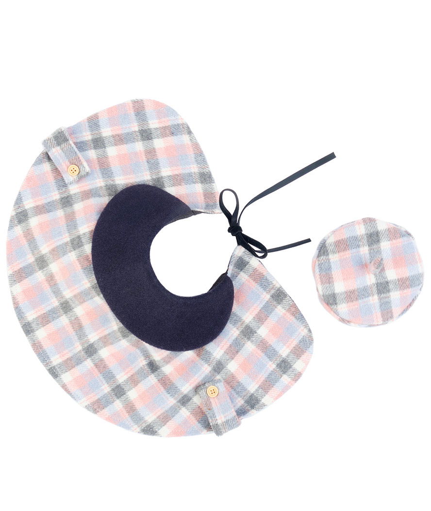 Mantella fantasia tartan modello Parisienne Beige per pani 