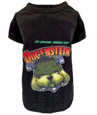 T shirt con stampa modello FRIGHT DOGENSTEIN per cani