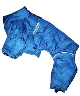 Giacca impermeabile Hiking Padded Tracksuit Blu antivento con fodera in pile e dettagli riflettenti