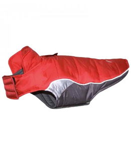 Giacca impermeabile Hiking Padded Vest Rosso antivento con fodera in pile e dettagli riflettenti