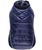 Giubbotto imbottito impermeabile double face con interno in stoffa modello Blue Matte per cani