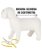 Maglioncino color panna con maniche e fodera in peluche modello Cloud Cream per cani - foto 1