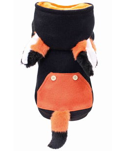 Felpa con fodera in peluche modello Fox