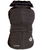 Giubbotto imbottito con fodera interna in velluto modello Bulldog Black per cani 