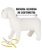 Maglione con rifiniture a costine e decorazioni applicate Wintry per cani - foto 2