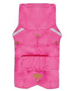 Impermeabile modello Eco Glam rosa per cani