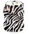 Felpa morbida in peluche felpata con cappuccio rimovibile modello Zebra Punk per cani