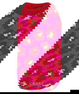 Maglioncino modello Cheetah Spot fantasia animalier fucsia per cani