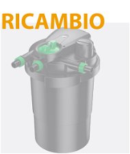 Ricambio Prexure 12000 tubo Quarzo per Pond Prexure filter 12000