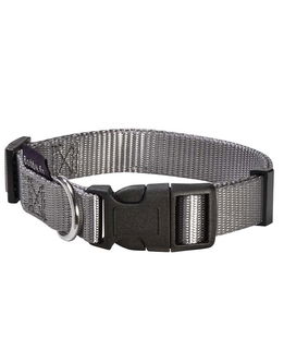 Collare in nylon grigio modello Access per cani