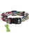 Collare in nylon resistente modello Carneval Multicolor per cani