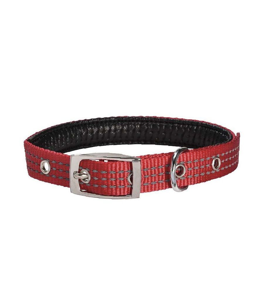 Collare in nylon rosso modello Renfort per cani