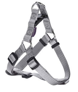 Pettorina in nylon grigio modello Access per cani