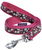 PROMOZIONE Guinzaglio in nylon rosa decorato con fiori Bobby Flower per cani 2 x 100 cm