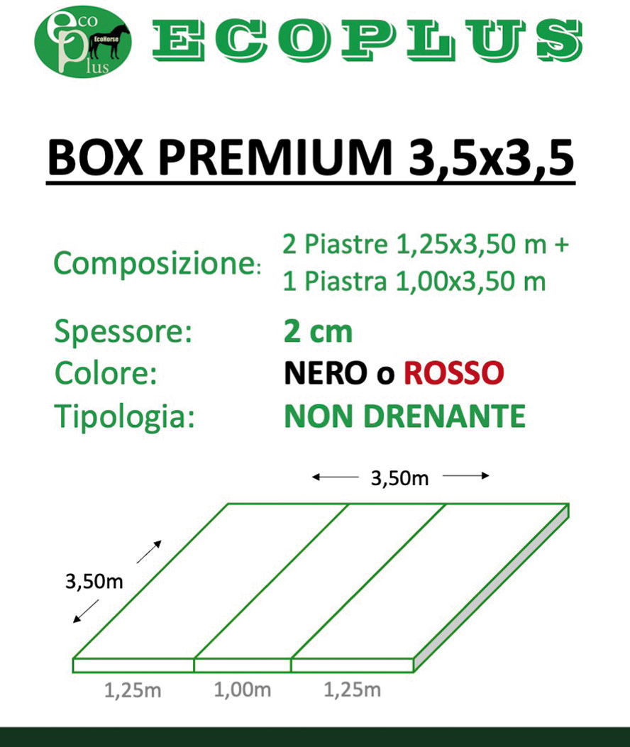 Pavimentazione in gomma ECOPLUS PREMIUM per 1 BOX di dimensione 3,5x3,5m
 - foto 6