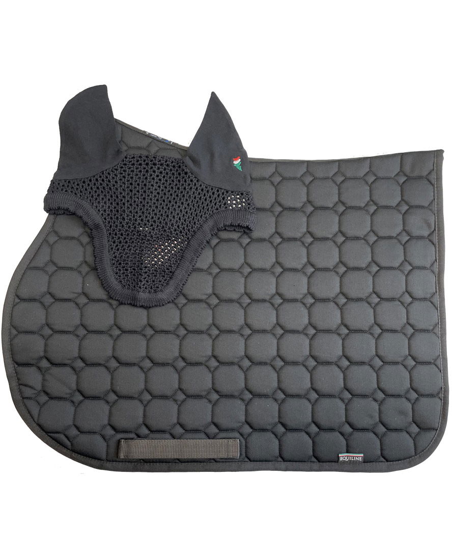 Set sottosella + cuffia + fasce + cavezza Equiline da salto o dressage modello Octagon - foto 1