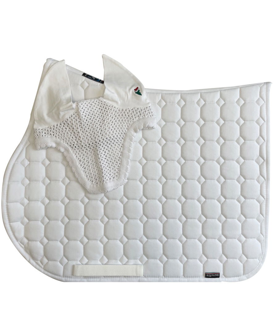 Set sottosella + cuffia + fasce + cavezza Equiline da salto o dressage modello Octagon - foto 5