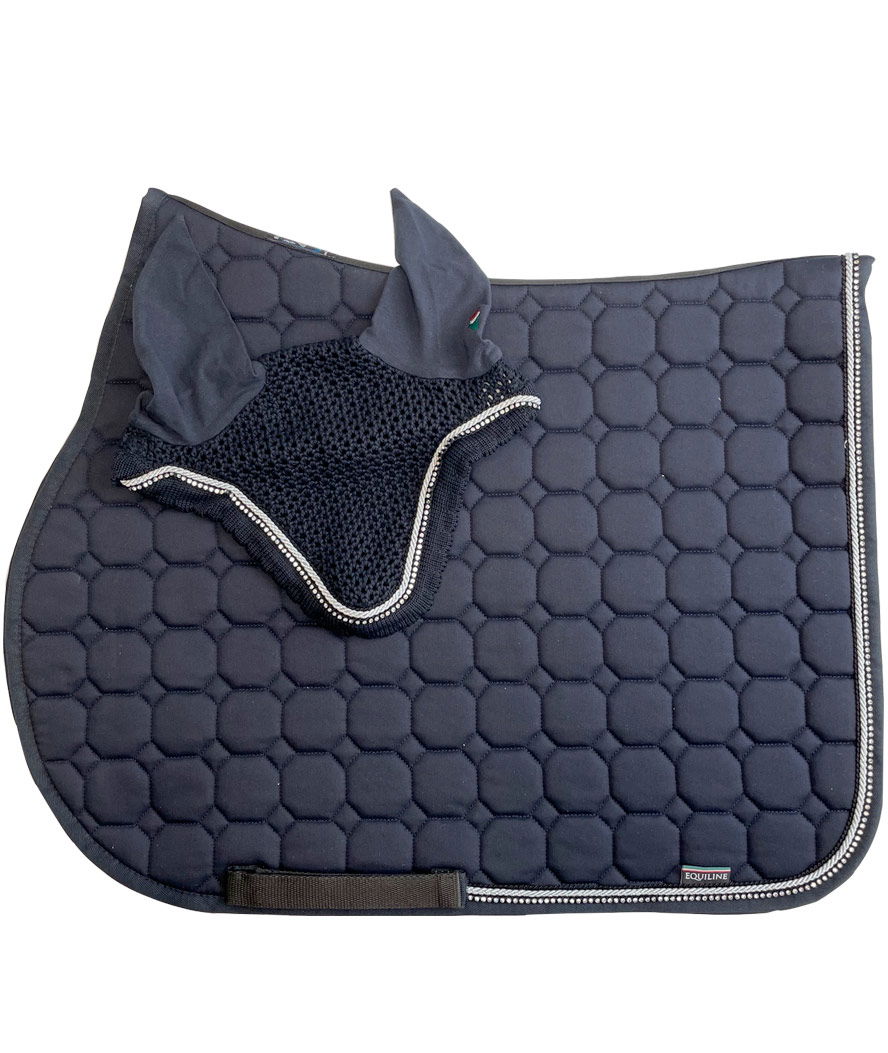 Set sottosella + cuffia + fasce + cavezza Equiline per salto o dressage modello Octagon Rio - foto 1