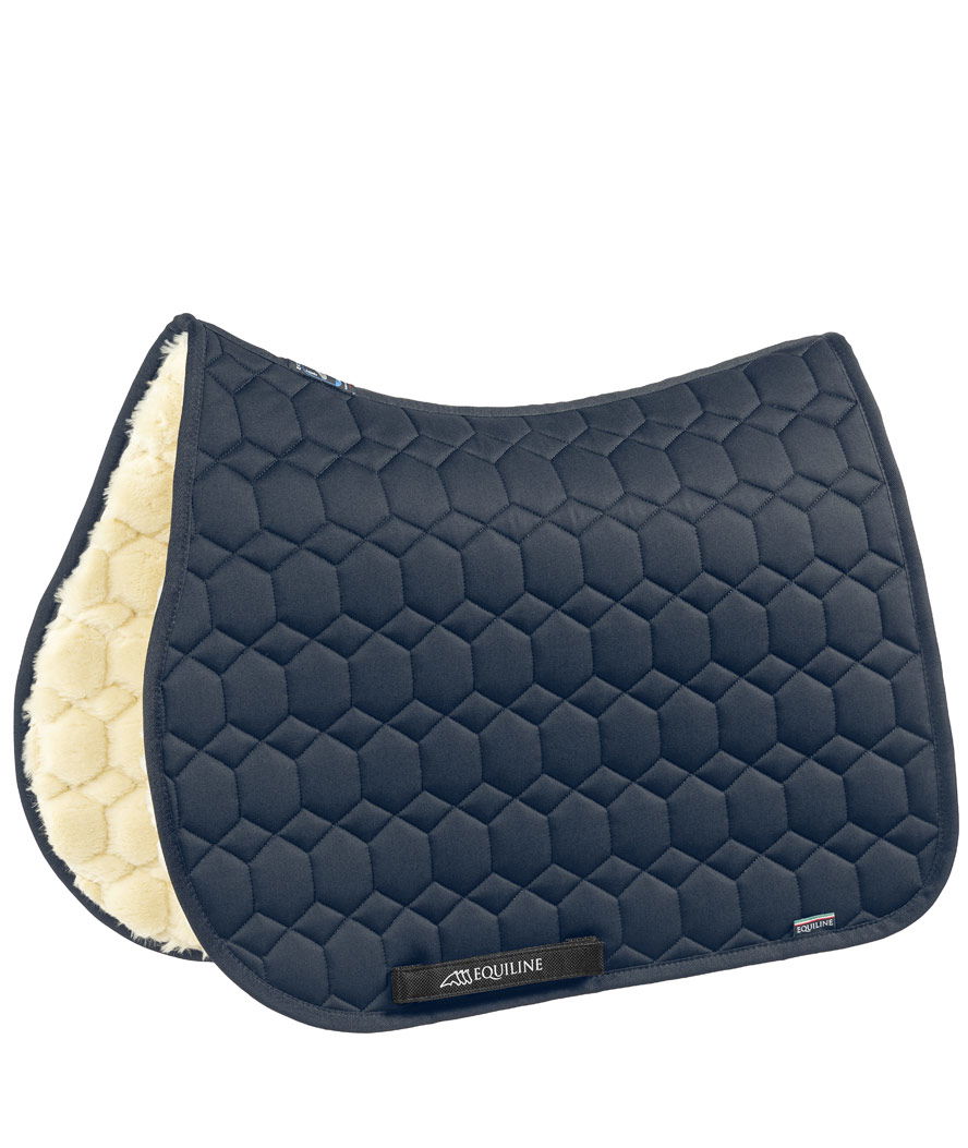 Sottosella inglese Equiline da salto o dressage Laidback con interno in agnello ecologico