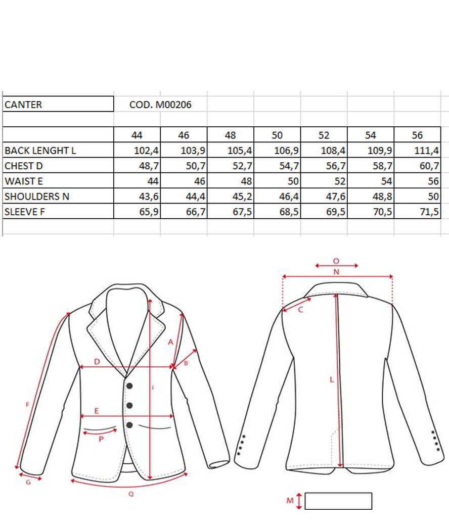 Frac Equiline uomo da competizione modello Canter - foto 9