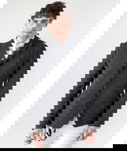 Giacca uomo da concorso Equiline compatibile con airbag modello Coraz