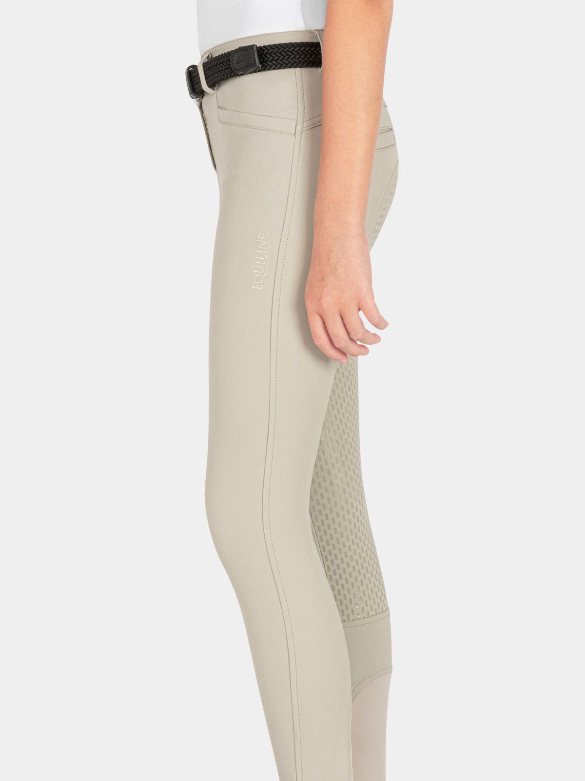 Pantaloni Equiline bambina con full grip modello Jaklink  - foto 4