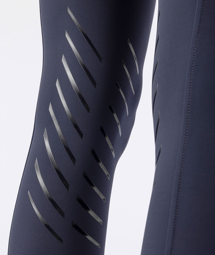 Leggings donna Equiline da equitazione grip ginocchio con tasca modello Carbek - foto 6