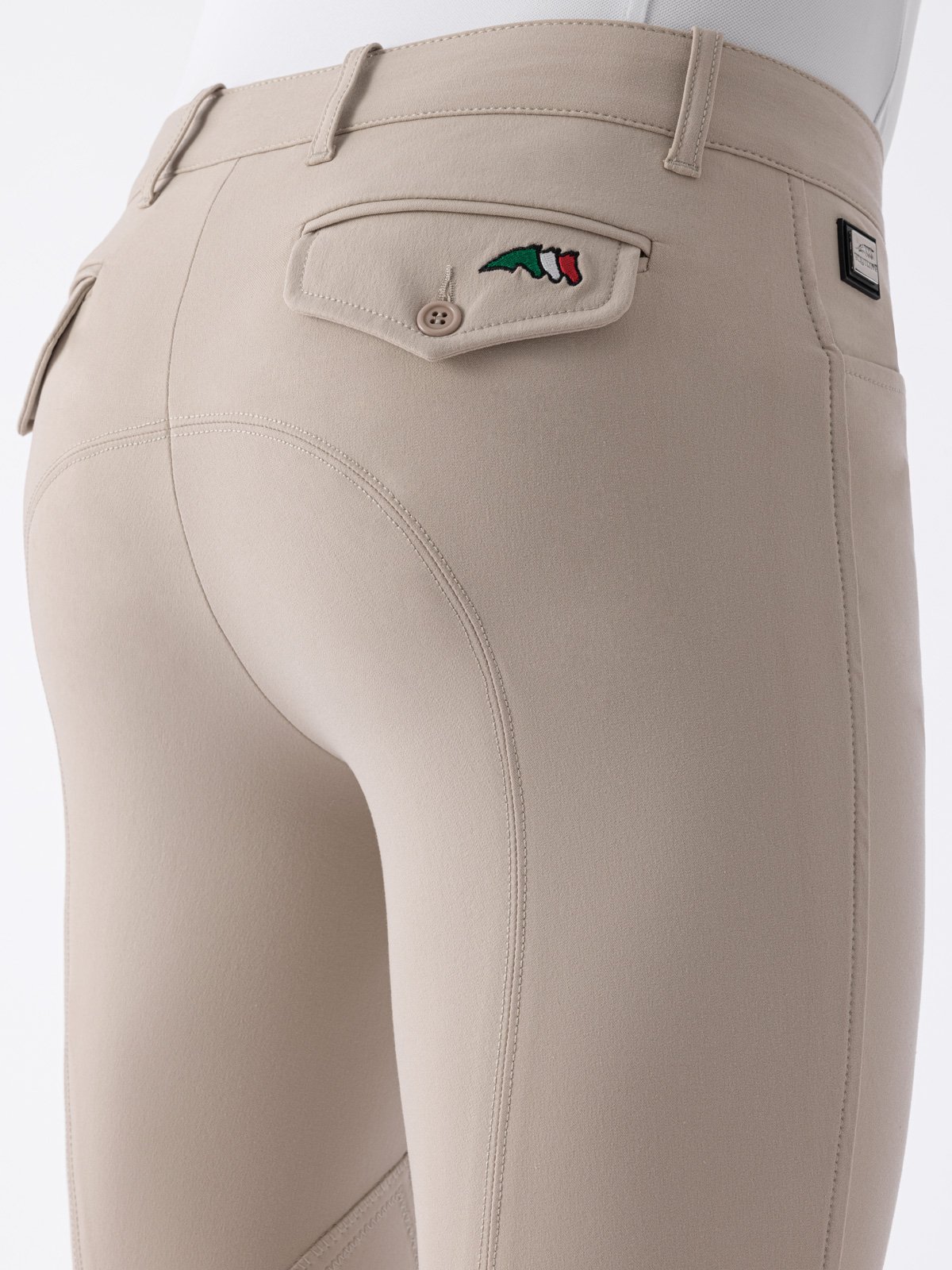 Pantalone Equiline uomo con toppe sul ginocchio modello Grafton  - foto 6