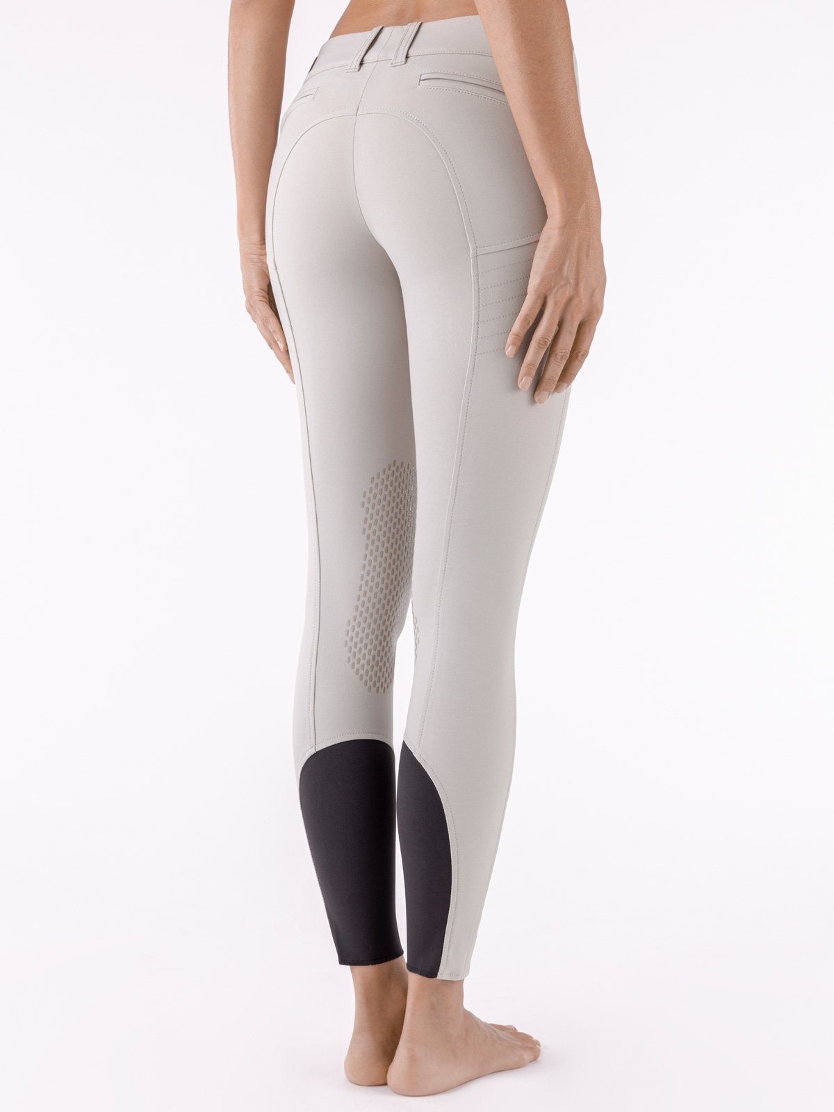Pantalone Equiline donna con grip al ginocchio modello X Shape   - foto 2