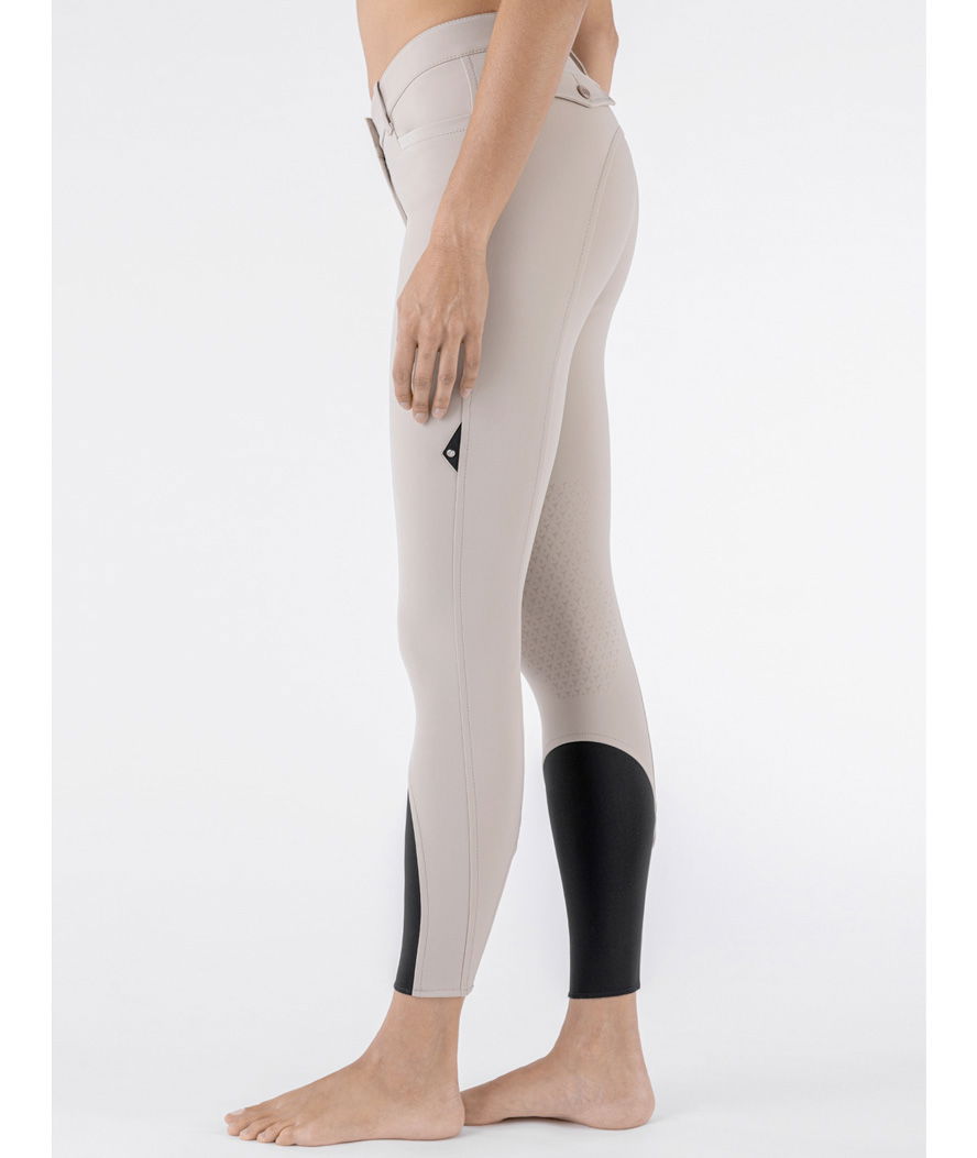 Pantalone donna Equiline da equitazione B-move grip ginocchio modello Atirk - foto 5