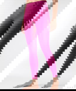 Leggings donna Equiline da equitazione grip ginocchio modello Calrek