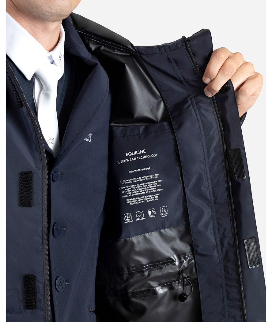 Giacca impermeabile unisex Equiline modello Rawek - foto 5