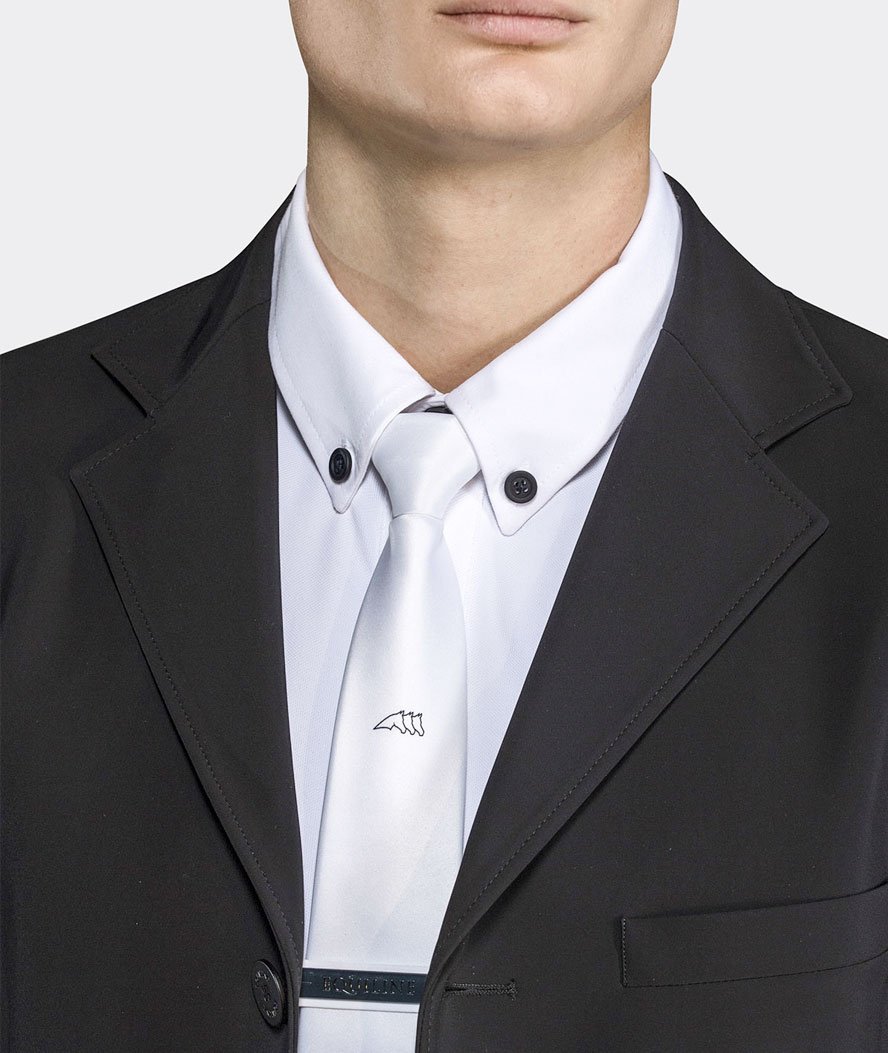 Cravatta Equiline in raso New Quick Tie System  - foto 1